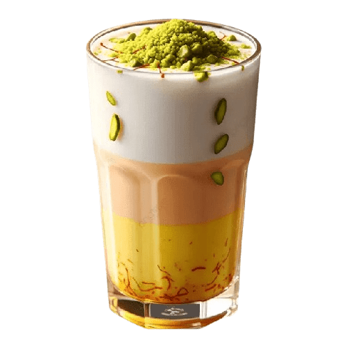 شیر پسته زعفرانی