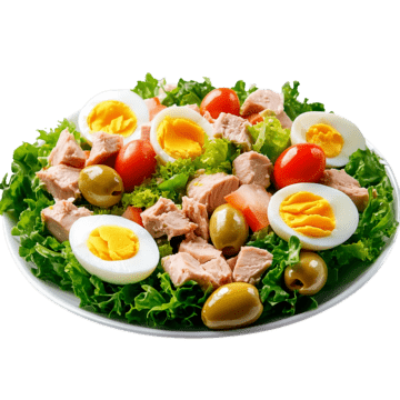 تن ماهی تخم مرغ